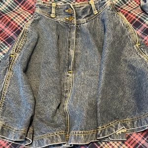 George’s Marciano jean skirt